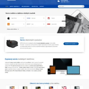 Web servisu mobilov a elektroniky MMTel