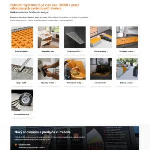 E-shop Schlüter produktov FIAMO